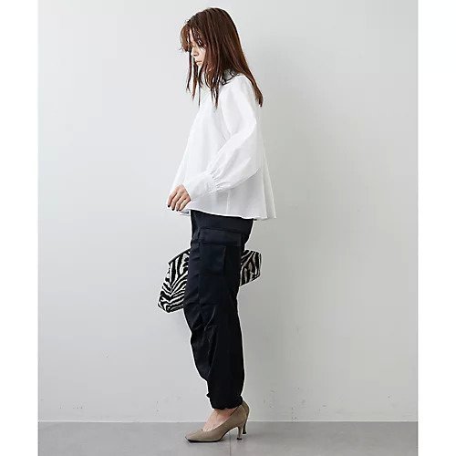 【ウィムガゼット/Whim Gazette】の【Col Pierrot】サテンミリタリーパンツ 人気、トレンドファッション・服の通販 founy(ファニー) 　ファッション　Fashion　レディースファッション　Fashion for Women　パンツ　Pants & Trousers　サテン　Satin, Glossy Fabric　フィット　Fit, Slim Fit　フェミニン　Feminine, Girly　フランス　France, French　ミリタリー　Military, Army Style　ロング　Long, Long-Length　おすすめ　Recommended / Our Picks　エレガント 上品　Elegant　other-3|ID: prp329100004463815 ipo3291000000031248580