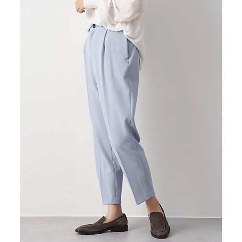 【ウィムガゼット/Whim Gazette】のカラータックパンツ インテリア・キッズ・メンズ・レディースファッション・服の通販 founy(ファニー) 　ファッション　Fashion　レディースファッション　Fashion for Women　パンツ　Pants & Trousers　ジャケット　Jacket, Outerwear　ストレッチ　Stretch, Stretchy Fabric　スニーカー　Sneakers, Trainers　センター　Center, Center Line　フロント　Front, Front Design　A/W・秋冬　Autumn/Winter　サックスブルー|ID: prp329100004463817 ipo3291000000031234254
