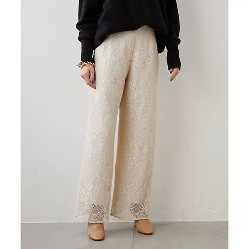 【ウィムガゼット/Whim Gazette】のレースパンツ インテリア・キッズ・メンズ・レディースファッション・服の通販 founy(ファニー) https://founy.com/ ファッション Fashion レディースファッション Fashion for Women パンツ Pants & Trousers おすすめ Recommended / Our Picks スウェット / スエット Sweatshirt, Sweatwear スニーカー Sneakers, Trainers フェミニン Feminine, Girly ラグジュアリー Luxury, Elegant レース Lace, Lace Fabric ワイド Wide, Wide Fit |ID: prp329100004463818 ipo3291000000031234255
