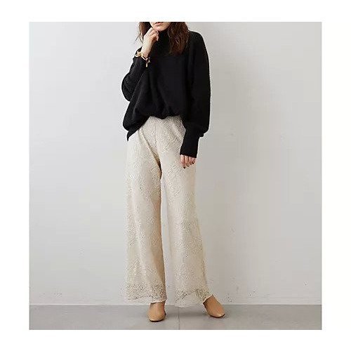 【ウィムガゼット/Whim Gazette】のレースパンツ 人気、トレンドファッション・服の通販 founy(ファニー) 　ファッション　Fashion　レディースファッション　Fashion for Women　パンツ　Pants & Trousers　おすすめ　Recommended / Our Picks　スウェット / スエット　Sweatshirt, Sweatwear　スニーカー　Sneakers, Trainers　フェミニン　Feminine, Girly　ラグジュアリー　Luxury, Elegant　レース　Lace, Lace Fabric　ワイド　Wide, Wide Fit　other-3|ID: prp329100004463818 ipo3291000000031248586