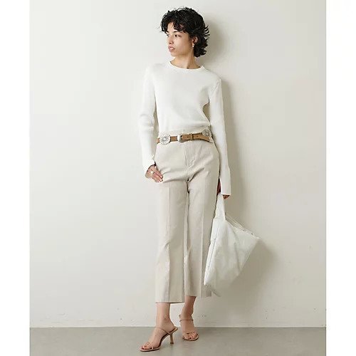 【ウィムガゼット/Whim Gazette】のストレッチリネンテンセルパンツ 人気、トレンドファッション・服の通販 founy(ファニー) 　ファッション　Fashion　レディースファッション　Fashion for Women　パンツ　Pants & Trousers　2022年　2022　2022 春夏 S/S　Spring/Summer 2022 SS22　クロップド　Cropped, Short Length　ストレッチ　Stretch, Stretchy Fabric　センター　Center, Center Line　other-2|ID: prp329100004463821 ipo3291000000031248591
