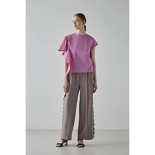 【アドーア/ADORE】のスカラップジャージーパンツ インテリア・キッズ・メンズ・レディースファッション・服の通販 founy(ファニー) https://founy.com/ ファッション Fashion レディースファッション WOMEN パンツ Pants おすすめ Recommend ジャージー Jersey スカラップ Scalloped スタンダード Standard ストレッチ Stretch ドレープ Drape フィット Fit レース Race |ID: prp329100004463857 ipo3291000000031234352