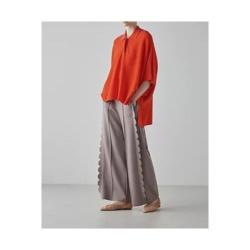 【アドーア/ADORE】のスカラップジャージーパンツ 人気、トレンドファッション・服の通販 founy(ファニー) 　ファッション　Fashion　レディースファッション　WOMEN　パンツ　Pants　おすすめ　Recommend　ジャージー　Jersey　スカラップ　Scalloped　スタンダード　Standard　ストレッチ　Stretch　ドレープ　Drape　フィット　Fit　レース　Race　other-3|ID: prp329100004463857 ipo3291000000031248664