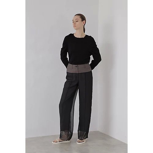 【アドーア/ADORE】のシアーレイヤードパンツ インテリア・キッズ・メンズ・レディースファッション・服の通販 founy(ファニー) https://founy.com/ ファッション Fashion レディースファッション WOMEN パンツ Pants エアリー Airy シアー Sheer シフォン Chiffon ジョーゼット Georgette スタンダード Standard フェミニン Feminine ミドル Middle ワイド Wide |ID: prp329100004463876 ipo3291000000031234396