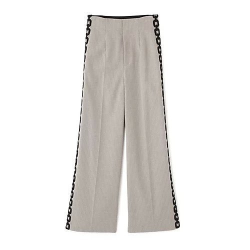 【アドーア/ADORE】のジオメトリックストライプパンツ 人気、トレンドファッション・服の通販 founy(ファニー) 　ファッション　Fashion　レディースファッション　WOMEN　パンツ　Pants　ジャカード　Jacquard　ストライプ　Stripe　チェーン　Chain　レース　Race　other-2|ID: prp329100004463877 ipo3291000000031248703