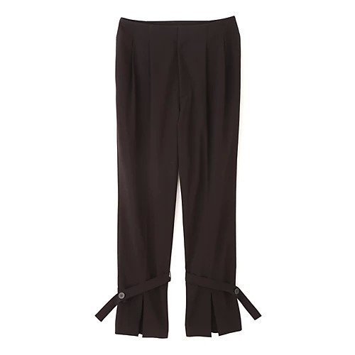 【アドーア/ADORE】のハイツイストレーヨンベルテッドヘムタックパンツ 人気、トレンドファッション・服の通販 founy(ファニー) 　ファッション　Fashion　レディースファッション　WOMEN　パンツ　Pants　ギャザー　Gather　スリット　Slit　センター　Center　other-2|ID: prp329100004463880 ipo3291000000031248709