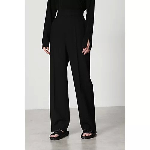 【アドーア/ADORE】のスラブギャバジンセンタープレスストレートパンツ インテリア・キッズ・メンズ・レディースファッション・服の通販 founy(ファニー) 　ファッション　Fashion　レディースファッション　WOMEN　パンツ　Pants　スタンダード　Standard　ストレート　Straight　スラックス　Slacks　ドレープ　Drape　ベーシック　Basic　ワイド　Wide　ブラック|ID: prp329100004463883 ipo3291000000031234417