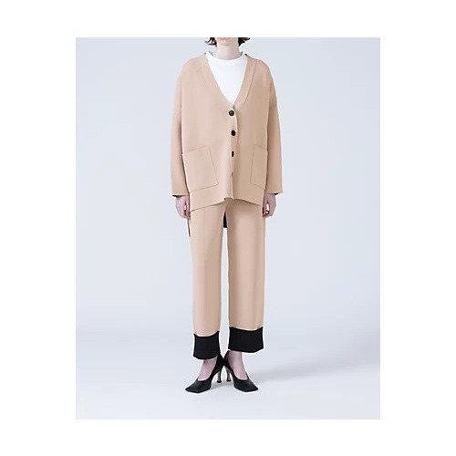 【アドーア/ADORE】のバイカラーダブルニットパンツ インテリア・キッズ・メンズ・レディースファッション・服の通販 founy(ファニー) https://founy.com/ ファッション Fashion レディースファッション WOMEN パンツ Pants スタンダード Standard ストレッチ Stretch ストレート Straight センター Center |ID: prp329100004463890 ipo3291000000031234432