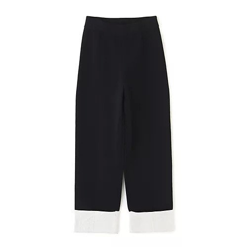 【アドーア/ADORE】のバイカラーダブルニットパンツ 人気、トレンドファッション・服の通販 founy(ファニー) 　ファッション　Fashion　レディースファッション　WOMEN　パンツ　Pants　スタンダード　Standard　ストレッチ　Stretch　ストレート　Straight　センター　Center　other-2|ID: prp329100004463890 ipo3291000000031248729
