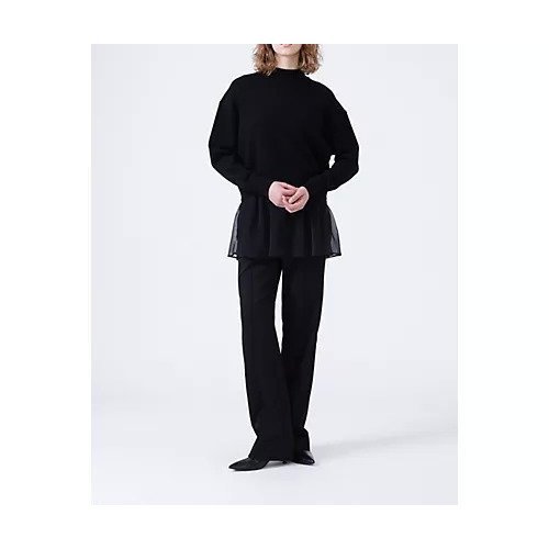 【アドーア/ADORE】のハイツイストツイルパンツ インテリア・キッズ・メンズ・レディースファッション・服の通販 founy(ファニー) 　ファッション　Fashion　レディースファッション　WOMEN　パンツ　Pants　スタンダード　Standard　ストレート　Straight　センター　Center　ツイル　Twill　ドレープ　Drape　ワイド　Wide　エレガント 上品　Elegant　ブラック|ID: prp329100004463893 ipo3291000000031234442