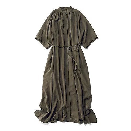 【ウィムガゼット/Whim Gazette】の【Marisol別注】ワンピース インテリア・キッズ・メンズ・レディースファッション・服の通販 founy(ファニー) 　ファッション　Fashion　レディースファッション　WOMEN　ワンピース　Dress　リボン　Ribbon　別注　Special Order　夏　Summer　洗える　Washable　カーキ|ID: prp329100004463900 ipo3291000000031234458