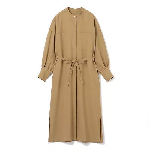 【三尋木奈保/Naho Mihirogi】のシャツワンピース インテリア・キッズ・メンズ・レディースファッション・服の通販 founy(ファニー) 　ファッション　Fashion　レディースファッション　WOMEN　ワンピース　Dress　シャツワンピース　Shirt Dresses　おすすめ　Recommend　サマー　Summer　ビジネス 仕事 通勤　Business　吸水　Water Absorption　洗える　Washable　キャメル|ID: prp329100004463907 ipo3291000000031234475
