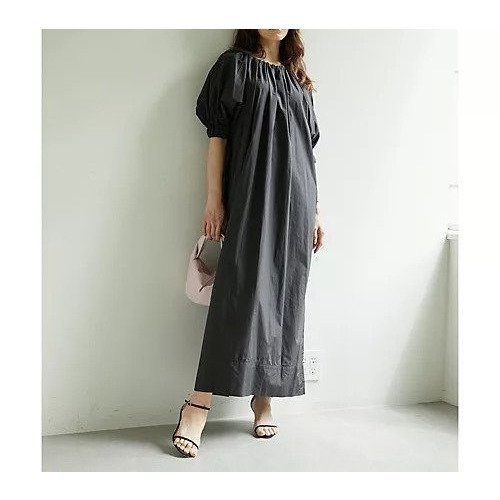 【ウィムガゼット/Whim Gazette】の【THE PAUSE】バルーンワンピース インテリア・キッズ・メンズ・レディースファッション・服の通販 founy(ファニー) 　ファッション　Fashion　レディースファッション　WOMEN　ワンピース　Dress　ヴィンテージ　Vintage　ギャザー　Gather　グラデーション　Gradation　シンプル　Simple　バルーン　Balloon　フォルム　Form　リボン　Ribbon　ワーク　Work　2022年　2022　2022 春夏 S/S　Ss,Spring/Summer,2022　おすすめ　Recommend　ブラック|ID: prp329100004463918 ipo3291000000031234508