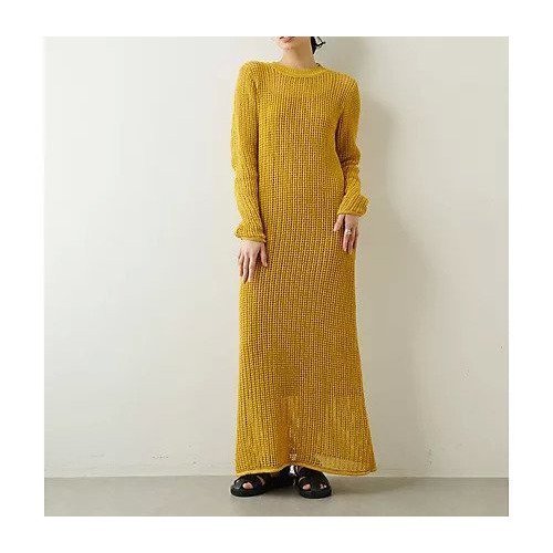【ウィムガゼット/Whim Gazette】のメッシュニットワンピース インテリア・キッズ・メンズ・レディースファッション・服の通販 founy(ファニー) https://founy.com/ ファッション Fashion レディースファッション WOMEN ワンピース Dress ニットワンピース Knit Dresses 2022年 2022 2022 春夏 S/S Ss,Spring/Summer,2022 フェミニン Feminine ペチコート Petticoat メッシュ Mesh エレガント 上品 Elegant |ID: prp329100004463932 ipo3291000000031234544