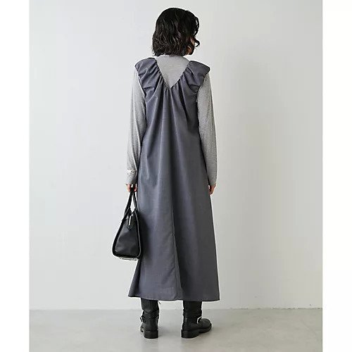 【ウィムガゼット/Whim Gazette】のウールVネックワンピース 人気、トレンドファッション・服の通販 founy(ファニー) 　ファッション　Fashion　レディースファッション　Fashion for Women　ワンピース　Dresses　インナー　Innerwear　エレガント 上品　Elegant　カットソー　Cut and Sewn Top　ギャザー　Gathered, Ruffled　シューズ　Shoes, Footwear　ストレッチ　Stretch, Stretchy Fabric　スニーカー　Sneakers, Trainers　タートルネック　Turtleneck, High Neck　フレア　Flare, Flared　ロング　Long, Long-Length　2023年　2023　2023-2024秋冬・A/W　Autumn/Winter 2023–24 AW23–24　other-2|ID: prp329100004463991 ipo3291000000031249071