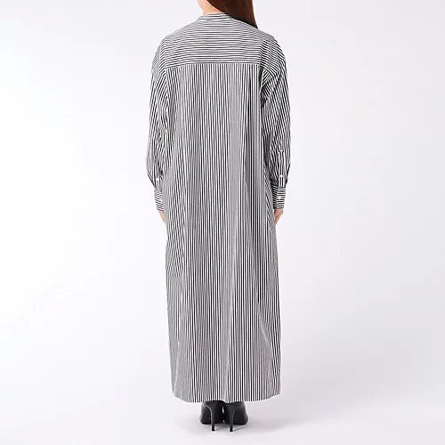 【ウィムガゼット/Whim Gazette】のスタンドカラーシャツワンピース 人気、トレンドファッション・服の通販 founy(ファニー) 　ファッション　Fashion　レディースファッション　WOMEN　ワンピース　Dress　シャツワンピース　Shirt Dresses　スタイリッシュ　Stylish　スタンド　Stand　ストライプ　Stripe　ストレート　Straight　スリット　Slit　スーピマ　Supima　タイプライター　Typewriter　ベスト　Vest　ボトム　Bottom　2022年　2022　2022-2023秋冬・A/W　Aw/Autumn/Winter//Fw/Fall-Winter/2022-2023　おすすめ　Recommend　エレガント 上品　Elegant　other-3|ID: prp329100004464029 ipo3291000000031249219