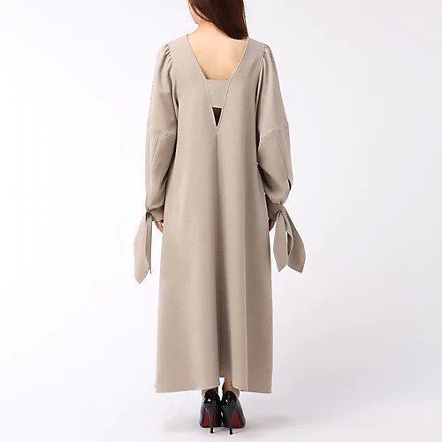 【ウィムガゼット/Whim Gazette】のジョーゼットワンピース 人気、トレンドファッション・服の通販 founy(ファニー) 　ファッション　Fashion　レディースファッション　Fashion for Women　ワンピース　Dresses　2022年　2022　2022-2023秋冬・A/W　Autumn/Winter 2022–23 AW22–23　コンパクト　Compact, Small Size　ジョーゼット　Georgette, Semi-Sheer Fabric　フレア　Flare, Flared　ロング　Long, Long-Length　エレガント 上品　Elegant　other-3|ID: prp329100004464035 ipo3291000000031249246