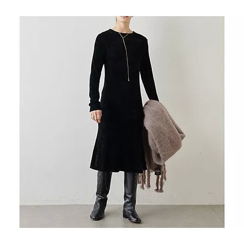 【ウィムガゼット/Whim Gazette】のモールニットワンピース 人気、トレンドファッション・服の通販 founy(ファニー) 　ファッション　Fashion　レディースファッション　WOMEN　ワンピース　Dress　ニットワンピース　Knit Dresses　2022年　2022　2022-2023秋冬・A/W　Aw/Autumn/Winter//Fw/Fall-Winter/2022-2023　エレガント 上品　Elegant　フィット　Fit　フェミニン　Feminine　ベロア　Velor　マーメイド　Mermaid　A/W・秋冬　Aw・Autumn/Winter・Fw・Fall-Winter　 other-1|ID: prp329100004464041 ipo3291000000031234851