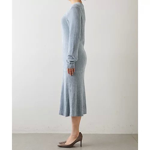 【ウィムガゼット/Whim Gazette】のモールニットワンピース 人気、トレンドファッション・服の通販 founy(ファニー) 　ファッション　Fashion　レディースファッション　WOMEN　ワンピース　Dress　ニットワンピース　Knit Dresses　2022年　2022　2022-2023秋冬・A/W　Aw/Autumn/Winter//Fw/Fall-Winter/2022-2023　エレガント 上品　Elegant　フィット　Fit　フェミニン　Feminine　ベロア　Velor　マーメイド　Mermaid　A/W・秋冬　Aw・Autumn/Winter・Fw・Fall-Winter　other-3|ID: prp329100004464041 ipo3291000000031249273