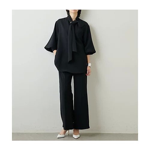 【ウィムガゼット/Whim Gazette】のボウタイセットアップ 人気、トレンドファッション・服の通販 founy(ファニー) 　ファッション　Fashion　レディースファッション　WOMEN　セットアップ　Setup　エレガント 上品　Elegant　ヴィンテージ　Vintage　サテン　Satin　セットアップ　Set Up　センター　Center　ドレープ　Drape　フレア　Flare　ボトム　Bottom　2022年　2022　2022-2023秋冬・A/W　Aw/Autumn/Winter//Fw/Fall-Winter/2022-2023　おすすめ　Recommend　 other-1|ID: prp329100004464054 ipo3291000000031234887