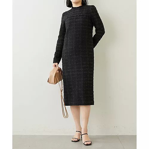 【ウィムガゼット/Whim Gazette】のツイードワンピース インテリア・キッズ・メンズ・レディースファッション・服の通販 founy(ファニー) https://founy.com/ ファッション Fashion レディースファッション Fashion for Women ワンピース Dresses 2023年 2023 2023春夏・S/S Spring/Summer 2023 SS23 イタリア Italy エレガント 上品 Elegant クラシカル Classical, Vintage-Inspired シルバー Silver, Metallic Silver ツイード Twill, Twill Weave フォーマル Formal, Dressy メタル Metal, Metal Parts |ID: prp329100004464056 ipo3291000000031234892