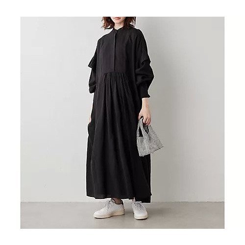 【ウィムガゼット/Whim Gazette】のフレンチリネンワンピース インテリア・キッズ・メンズ・レディースファッション・服の通販 founy(ファニー) https://founy.com/ ファッション Fashion レディースファッション Fashion for Women ワンピース Dresses インナー Innerwear 春 Spring カフス Cuff Design キャンバス Canvas, Canvas Fabric ギャザー Gathered, Ruffled ショルダー Shoulder, Shoulder Strap デニム Denim, Jeans Material ドロップ Drop Shoulder, Dropped Style フリル Frill, Ruffle フレンチ French, French Style ペチコート Petticoat, Underskirt モダン Modern, Contemporary リゾート Resort, Vacation Style リネン Linen, Linen Fabric ロング Long, Long-Length ワッシャー Washer, Crinkled Finish S/S・春夏 SS, Spring/Summer, Warm Season おすすめ Recommended / Our Picks 夏 Summer 2023春夏・S/S Spring/Summer 2023 SS23 2023年 2023 エレガント 上品 Elegant |ID: prp329100004464068 ipo3291000000033964118