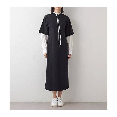 【ウィムガゼット/Whim Gazette】の【THE PAUSE】ビッグスリーブマキシワンピース 人気、トレンドファッション・服の通販 founy(ファニー) 　ファッション　Fashion　レディースファッション　WOMEN　ワンピース　Dress　マキシワンピース　Maxi Dress　ヴィンテージ　Vintage　カットソー　Cut And Sew　グラデーション　Gradation　シェイプ　Shape　シンプル　Simple　ストレッチ　Stretch　スマート　Smart　スリット　Slit　ベーシック　Basic　ロング　Long　ワーク　Work　おすすめ　Recommend　2023春夏・S/S　Ss,Spring/Summer,2023　2023年　2023　エレガント 上品　Elegant　other-3|ID: prp329100004464069 ipo3291000000031249396