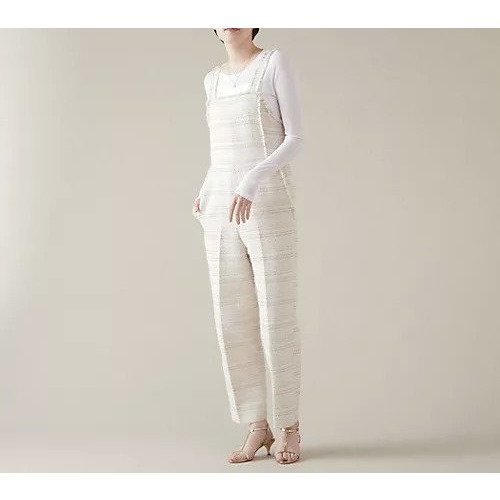 【マルティニーク/martinique】のツイードサロペット 人気、トレンドファッション・服の通販 founy(ファニー) 　ファッション　Fashion　レディースファッション　WOMEN　ワンピース　Dress　サロペット　Salopette　クロップド　Cropped　コンパクト　Compact　ジャケット　Jacket　ツイード　Tweed　フリンジ　Fringe　フロント　Front　 other-1|ID: prp329100004464085 ipo3291000000031234979