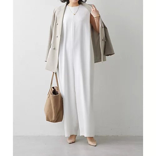 【ウィムガゼット/Whim Gazette】の【インフルエンサーコラボ】ニジュウオリジャンプスーツ 人気、トレンドファッション・服の通販 founy(ファニー) 　ファッション　Fashion　レディースファッション　Fashion for Women　ワンピース　Dresses　インナー　Innerwear　オケージョン　Occasion Wear　キャミソール　Camisole, Spaghetti Strap Top　シューズ　Shoes, Footwear　ジャケット　Jacket, Outerwear　スーツ　Suit, Formalwear　ダウン　Down, Puffer　ドレープ　Drape, Draping Fabric　ノースリーブ　Sleeveless, No-Sleeve　バランス　Balance, Style Balance　フラット　Flat, Flat Shoes　リラックス　Relax, Relaxed Fit　ルーズ　Loose, Oversized　おすすめ　Recommended / Our Picks　2024年　2024　2024春夏・S/S　Spring/Summer 2024 SS24　ビジネス 仕事 通勤　Business / Work / Commuting　 other-1|ID: prp329100004464092 ipo3291000000031234996