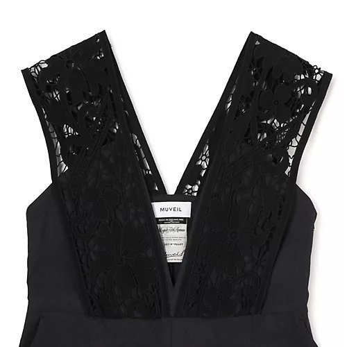 【ミュベール/MUVEIL】のレースサロペット 人気、トレンドファッション・服の通販 founy(ファニー) 　ファッション　Fashion　レディースファッション　Fashion for Women　ワンピース　Dresses　サロペット&オールインワン　Dungarees & Jumpsuit Styles　2025年　2025　2025春夏・S/S　Spring/Summer 2025 SS25　サスペンダー　Suspenders, Braces　サロペット　Overalls, Salopette　フェミニン　Feminine, Girly　フラワー　Flower, Floral　モチーフ　Motif, Design Theme　夏　Summer　春　Spring　S/S・春夏　SS, Spring/Summer, Warm Season　other-3|ID: prp329100004464097 ipo3291000000032525522