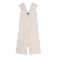 【ミュベール/MUVEIL】のレースサロペット 人気、トレンドファッション・服の通販 founy(ファニー) ファッション Fashion レディースファッション Ladies' Fashion Online ワンピース Dress サロペット Salopette 2025年 2025 2025春夏・S/S Ss,Spring/Summer,2025 サスペンダー Suspenders サロペット Overalls フェミニン Feminine フラワー Flower モチーフ Motif 夏 Summer 春 Spring S/S・春夏 Ss・Spring/Summer |ID:prp329100004464097