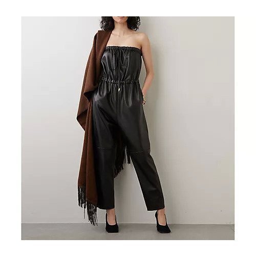 【ウィムガゼット/Whim Gazette】のECOレザーベアジャンプスーツ 人気、トレンドファッション・服の通販 founy(ファニー) 　ファッション　Fashion　レディースファッション　WOMEN　ワンピース　Dress　インナー　Inner　サンダル　Sandals　スニーカー　Sneakers　タートル　Turtle　フェイクレザー　Faux Leather　ブルゾン　Blouson　羽織　Haori　ロング　Long　おすすめ　Recommend　 other-1|ID: prp329100004464108 ipo3291000000031235040