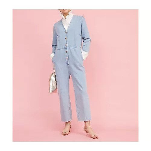 【ウィムガゼット/Whim Gazette】の《WEB限定》DENIMジャンプスーツ インテリア・キッズ・メンズ・レディースファッション・服の通販 founy(ファニー) https://founy.com/ ファッション Fashion レディースファッション Fashion for Women ワンピース Dresses アンティーク Antique-Inspired ケミカル Chemical, Chemical Wash スーツ Suit, Formalwear デニム Denim, Jeans Material フリル Frill, Ruffle ブリーチ Bleach, Washed Finish 2022年 2022 2022 春夏 S/S Spring/Summer 2022 SS22 おすすめ Recommended / Our Picks |ID: prp329100004464112 ipo3291000000031235049