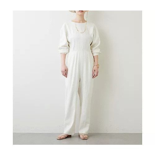 【ウィムガゼット/Whim Gazette】のリネンジャンプスーツ インテリア・キッズ・メンズ・レディースファッション・服の通販 founy(ファニー) https://founy.com/ ファッション Fashion レディースファッション WOMEN ワンピース Dress 2022年 2022 2022 春夏 S/S Ss,Spring/Summer,2022 シルク Silk シンプル Simple スーツ Suit ネップ Nep Yarn フロント Front リボン Ribbon 吸水 Water Absorption |ID: prp329100004464114 ipo3291000000031235054