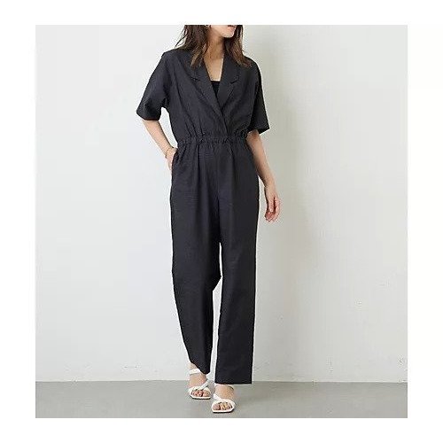 【ウィムガゼット/Whim Gazette】のジャガードオープンカラージャンプスーツ 人気、トレンドファッション・服の通販 founy(ファニー) 　ファッション　Fashion　レディースファッション　Fashion for Women　ワンピース　Dresses　2022年　2022　2022 春夏 S/S　Spring/Summer 2022 SS22　スーツ　Suit, Formalwear　テーパード　Tapered, Tapered Pants　バンダナ　Bandana, Head Scarf　リラックス　Relax, Relaxed Fit　other-2|ID: prp329100004464116 ipo3291000000031249594