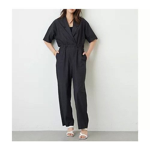 【ウィムガゼット/Whim Gazette】のジャガードオープンカラージャンプスーツ 人気、トレンドファッション・服の通販 founy(ファニー) 　ファッション　Fashion　レディースファッション　Fashion for Women　ワンピース　Dresses　2022年　2022　2022 春夏 S/S　Spring/Summer 2022 SS22　スーツ　Suit, Formalwear　テーパード　Tapered, Tapered Pants　バンダナ　Bandana, Head Scarf　リラックス　Relax, Relaxed Fit　other-3|ID: prp329100004464116 ipo3291000000031249596