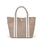 【トプカピ/TOPKAPI】のソフトシュリンク テープコンビ ミニ トート バッグ ショルダーベルト付 グレージュ|ID: prp329100004464125 ipo3291000000031589881
