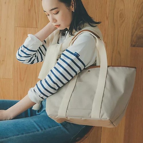 【トプカピ/TOPKAPI】の【WEB限定】TIDY/タイディ トート バッグ L インテリア・キッズ・メンズ・レディースファッション・服の通販 founy(ファニー) 　ファッション　Fashion　レディースファッション　Fashion for Women　バッグ　Bags　コンパクト　Compact, Small Size　シンプル　Simple, Minimal　ベージュ|ID: prp329100004464127 ipo3291000000031235105