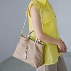 【トプカピ/TOPKAPI】の【TREASURE TOPKAPI】ストライプハンドル ナイロン 2way ミニ トートバッグ ライトベージュ|ID: prp329100004464129 ipo3291000000031235109