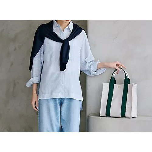 【トプカピ/TOPKAPI】の【Breath TOPKAPI】NEO CANVAS ネオキャンバス カラーハンドル ミニ トートバッグ 人気、トレンドファッション・服の通販 founy(ファニー) 　ファッション　Fashion　レディースファッション　WOMEN　バッグ　Bag　キャンバス　Canvas　クール　Cool　コンパクト　Compact　フォルム　Form　ボックス　Box　ポケット　Pocket　モダン　Modern　モノトーン　Monotone　other-2|ID: prp329100004464135 ipo3291000000031575626