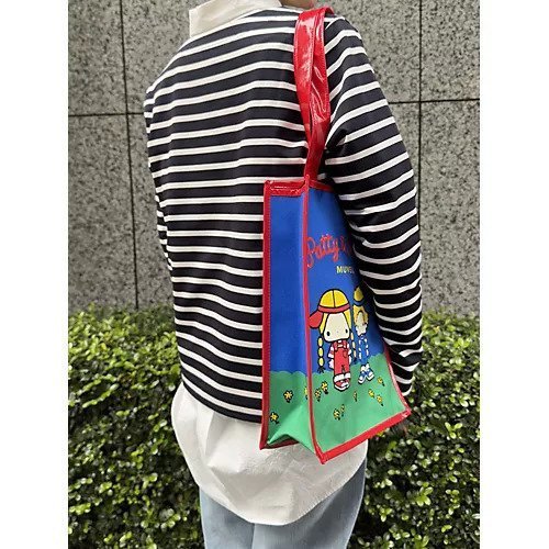 【ミュベール/MUVEIL】のサンリオキャラクターズコラボ パティ&ジミー バッグ 人気、トレンドファッション・服の通販 founy(ファニー) 　ファッション　Fashion　レディースファッション　Ladies' Fashion Online　バッグ　Bags　エナメル　Enamel　キャンバス　Canvas　タフタ　Taffeta　チェック　Check　パイピング　Piping　other-2|ID: prp329100004464143 ipo3291000000032618494