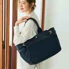 【トプカピ/TOPKAPI】の【Breath TOPKAPI】RIPPLE リプル ナイロン コンビ ベルト デザイン トートバッグ ブラック|ID: prp329100004464145 ipo3291000000031235169