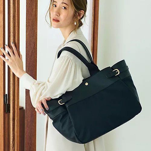 【トプカピ/TOPKAPI】の【Breath TOPKAPI】RIPPLE リプル ナイロン コンビ ベルト デザイン トートバッグ 人気、トレンドファッション・服の通販 founy(ファニー) 　ファッション　Fashion　レディースファッション　WOMEN　バッグ　Bag　ベルト　Belts　クール　Cool　コンビ　Combination　ダブル　Double　ポケット　Pocket　マグネット　Magnet　人気　Popularity　旅行　Travel　軽量　Lightweight　other-2|ID: prp329100004464145 ipo3291000000031249709