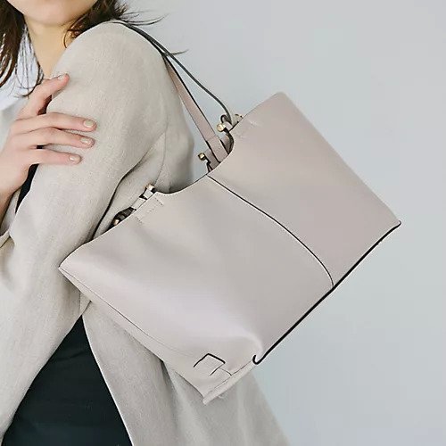 【トプカピ/TOPKAPI】の【TREASURE TOPKAPI】スムースレザー ダブルハンドル トートバッグ 人気、トレンドファッション・服の通販 founy(ファニー) 　ファッション　Fashion　レディースファッション　WOMEN　バッグ　Bag　ダブル　Double　フェミニン　Feminine　other-2|ID: prp329100004464152 ipo3291000000031249736