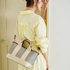【トプカピ/TOPKAPI】の【Breath TOPKAPI】SCOTCH GRAIN スコッチグレイン ショルダー付き ミニ トート バッグ ライトグレー|ID: prp329100004464155 ipo3291000000031235204