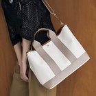 【トプカピ/TOPKAPI】の【Breath TOPKAPI】SCOTCH GRAIN スコッチグレイン ショルダー付き A4 トート バッグ ペールベージュ|ID: prp329100004464156 ipo3291000000031235213