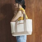 【トプカピ/TOPKAPI】の【Breath TOPKAPI】SCOTCH GRAIN スコッチグレイン ロングハンドル トートバッグ L ペールベージュ|ID: prp329100004464203 ipo3291000000031235368