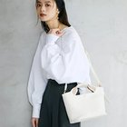 【トプカピ/TOPKAPI】の【TREASURE TOPKAPI】ソフトシュリンク テープハンドル ショルダー付きミニ トート バッグ ホワイト|ID: prp329100004464204 ipo3291000000031589404