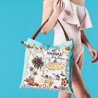 【トプカピ/TOPKAPI】の【TREASURE TOPKAPI】マイルドサテン スカーフ柄 トートバッグ ミントグリーン|ID: prp329100004464213 ipo3291000000031235408