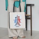 【トプカピ/TOPKAPI】の【Breath TOPKAPI】サヴィニャック Breath TOPKAPIアート プリント オーガニックキャンバス トート バッグ レッド|ID: prp329100004464225 ipo3291000000032587646